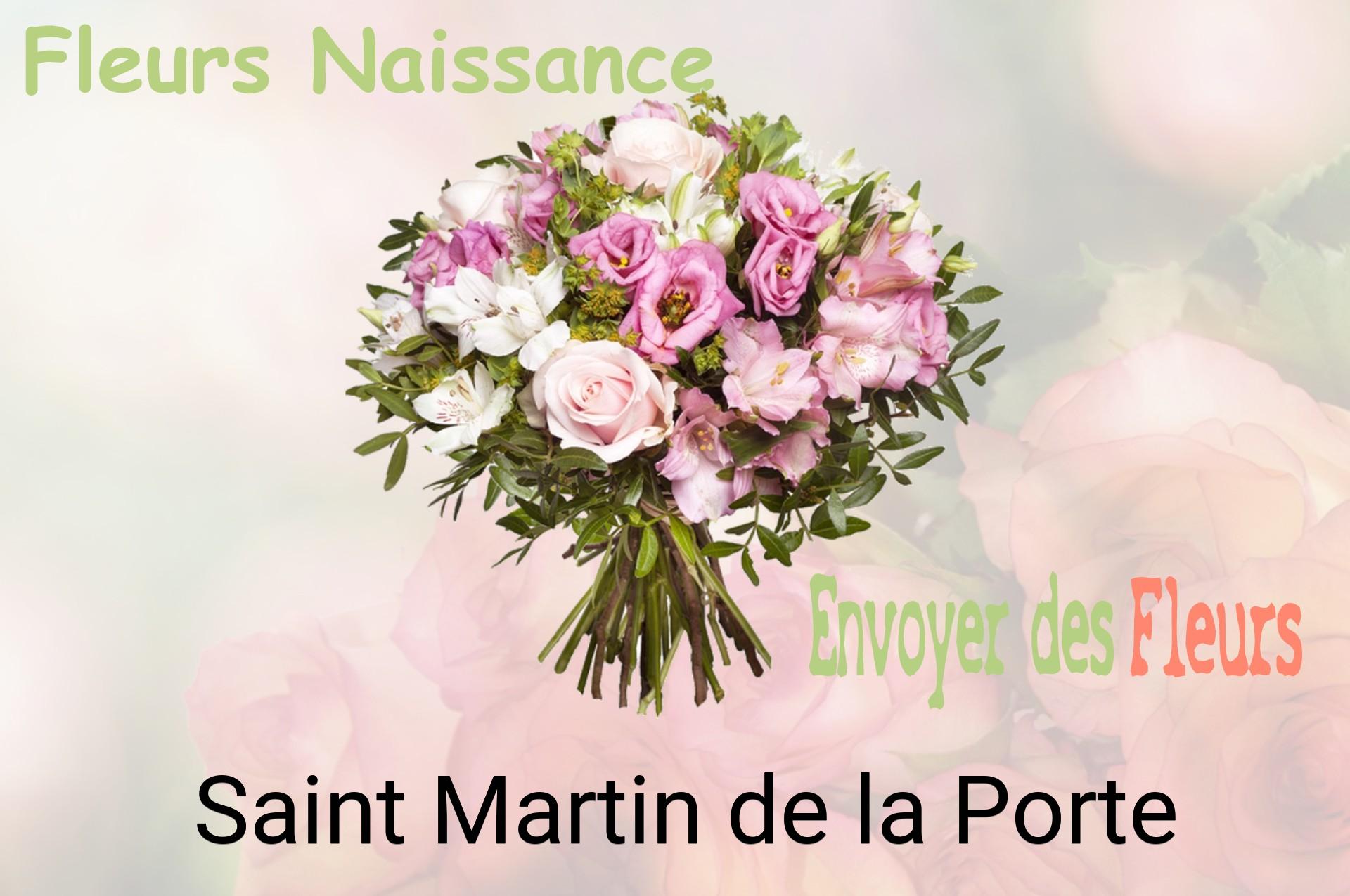 Bouquet de fleurs de naissance livré à Saint-Martin-de-la-Porte